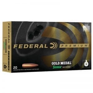 Federal Gold Medal Sierra MatchKing 90GR 224 Valkyrie 2700FPS 20 Rounds — The Gun Dealer