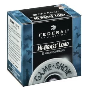 Federal Game Shok Hi-Brass 20GAx2-3/4″ 1oz #6 1220 FPS 25 Rnds — The Gun Dealer