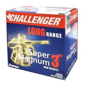 Challenger Super Magnum 12GAx3″ #BB 1 7/8oz 1250FPS 25 RNDS — The Gun Dealer
