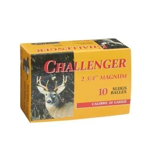 Challenger Slug Ammunition 20GAx2-3/4″ 7/8oz 10 Rds — The Gun Dealer