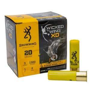 Browning Wicked Wing XD 20GAx3″ 1300 FPS 1oz #2 25 Rds — The Gun Dealer
