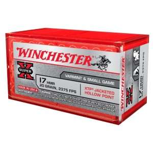 Winchester Super X 17 HMR 20gr 2375 FPS 50 Rds — The Gun Dealer