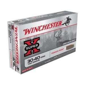 Winchester Super X Power Point 30-40 Krag 180gr 2430 FPS 20 Rds