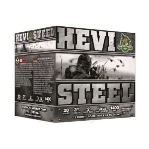 Hevi-Shot Hevi-Steel 20GAx3″ 7/8 Oz 1400 FPS #2 25 Rds — The Gun Dealer