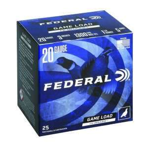 Federal Game Load HI-Brass 20GAx3″ 1-1/4oz #6 1300 FPS 25 Rnds — The Gun Dealer