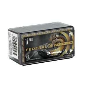 Federal Premium Varmint & Predator 17 HMR Hornady V-Max 50 Rds — The Gun Dealer
