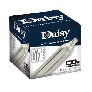 Daisy Powerline Premium 12-Gram CO2 Cylinders, 25-Count — The Gun Dealer