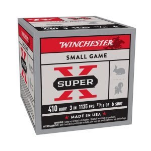 Winchester Super X Hi-Brass .410×3″ 3/4 oz #6 1100 FPS 25 Rnds — The Gun Dealer