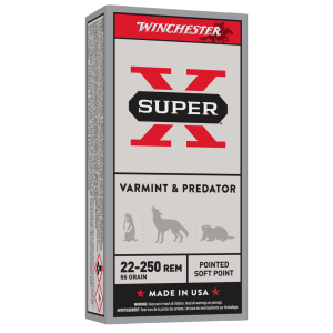 Winchester Super X 22-250 Rem 55GR Varmint & Predator — The Gun Dealer