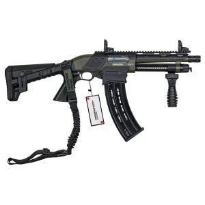 Federation Firearms SPM-12 Pump Shotgun OD Green, 12Gax3″ 9″bbl — The Gun Dealer