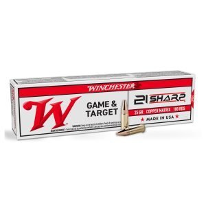 Winchester Super X 21 Sharp 25 GR Copper Matrix 1750 FPS 100 Rds — The Gun Dealer