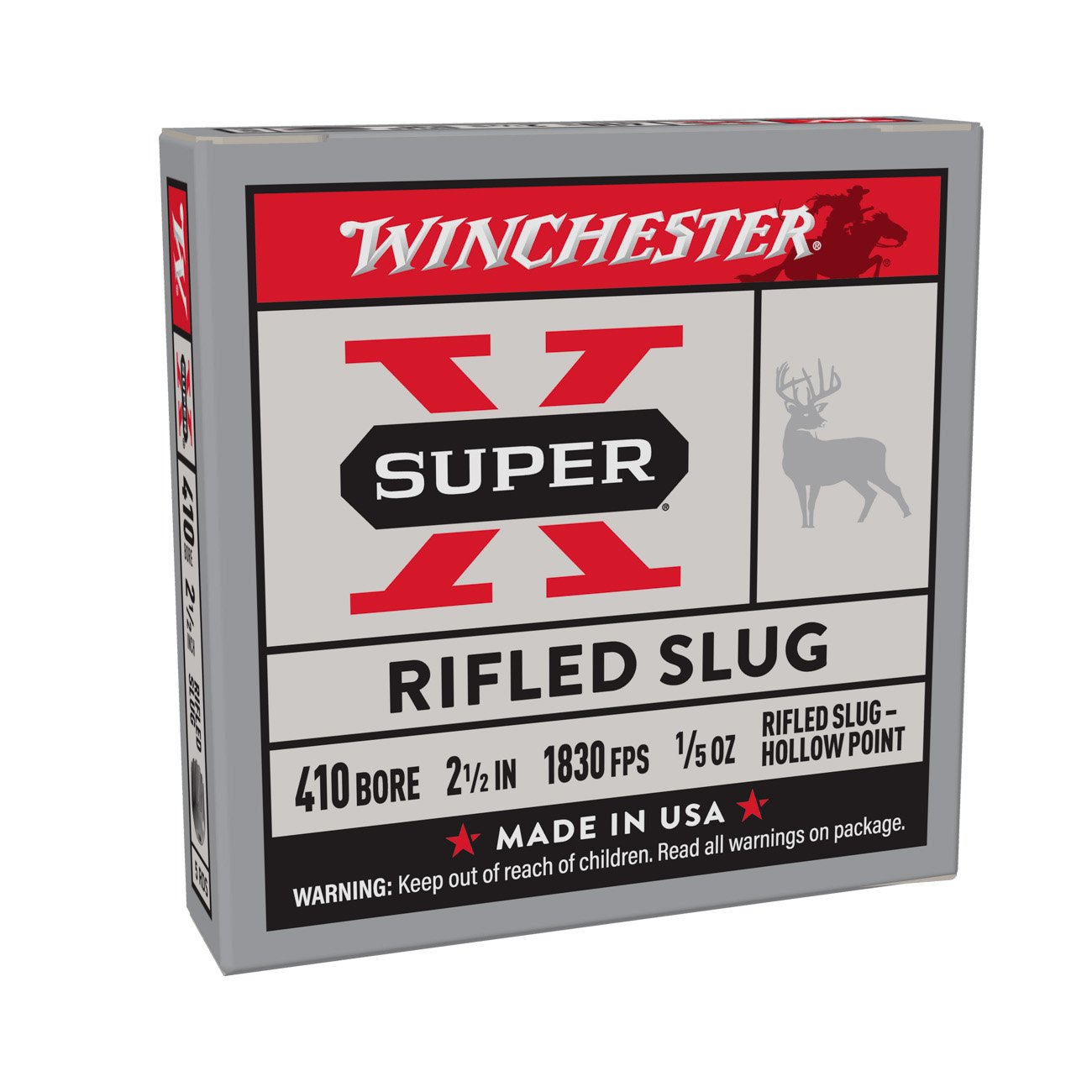 Winchester Super X RSHP .410x2-1/2" 1/5 oz 1830 FPS 15 Rnd Value Pack