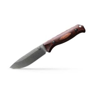 Benchmade Saddle Mountian Skinner, Stabilized Wood, Drop-Point - 15002