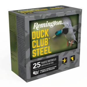 Remington Duck Club Steel 12GAx2-3/4″ 1-1/8oz #3 1375 FPS 25 Rds — The Gun Dealer